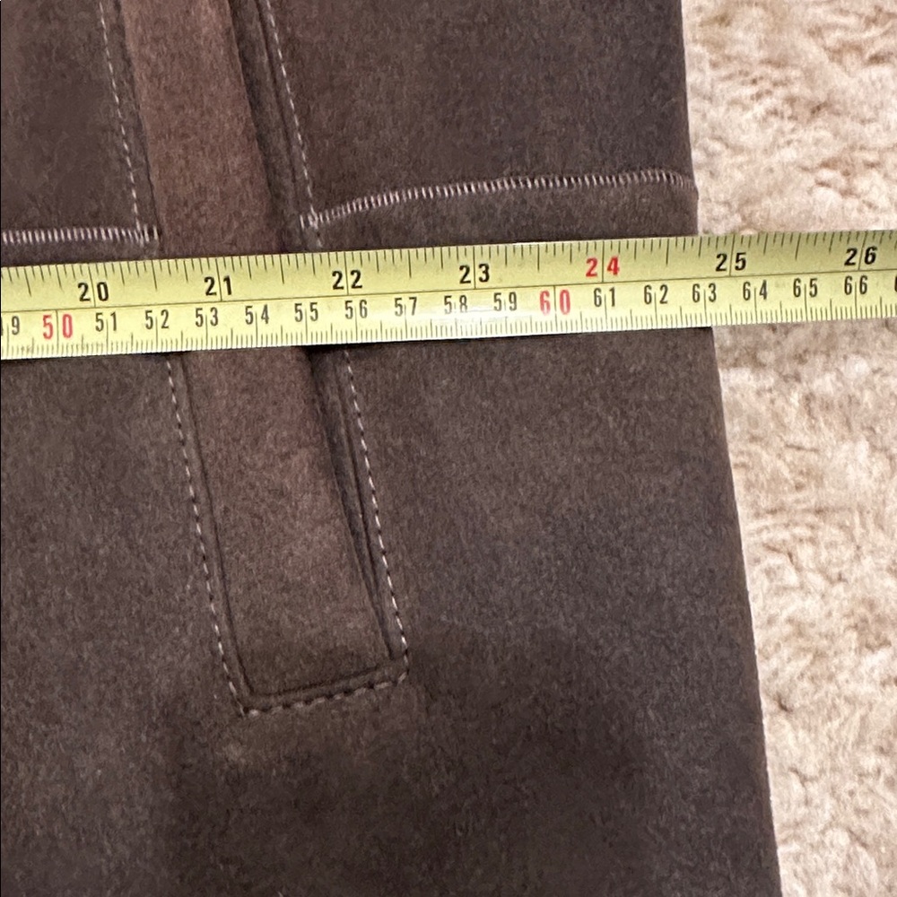 Men's Cole Haan Brown Shearling Coat - Picture 9 of 12